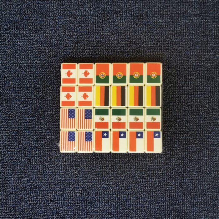 Seaside Escape Mahjong Tile Game 49 tiles (Flag vs Flag) tiktok new viral trending rummy dominos