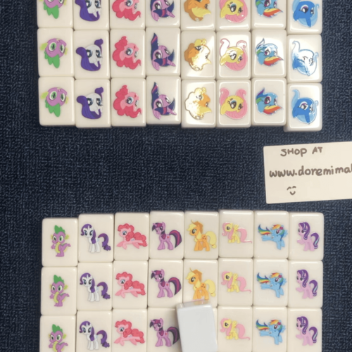 Seaside Escape Mahjong X-Large Pink Tile Game 65 blocks (My Little Pony) tiktok new viral