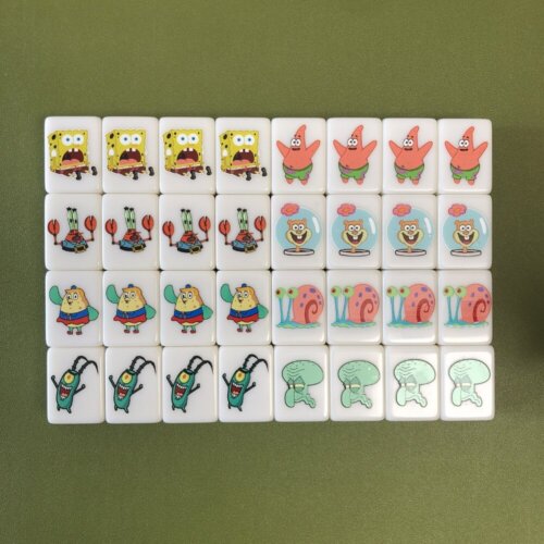 Seaside Escape Tile Game SpongeBob 33 X-Large blocks mahjong tiktok viral (for one player)