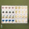 Simpsons-inspiriertes Mahjong-Spielset – 33 Spielsteine für Solospieler am Meer