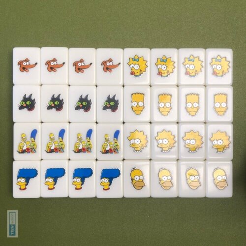 Seaside Escape Tile Game Simpons 33 blocks X-Large mahjong tiktok trending