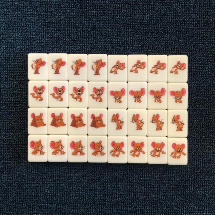 Seaside Escape Tile Game Tom & Jerry Mahjong 65 X-Large Pink Blocks viral