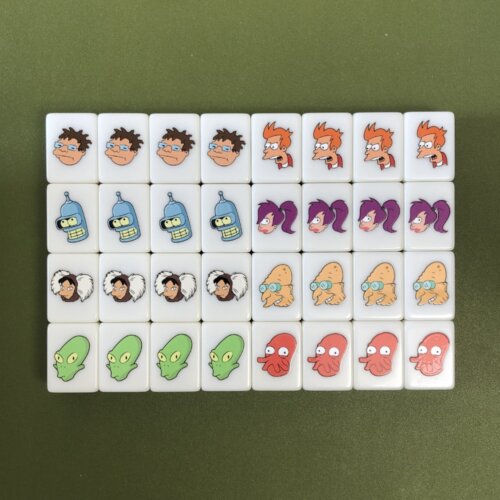 Seaside Escape Tile Game Futurama 33 blocks X-Large mahjong (for one player)