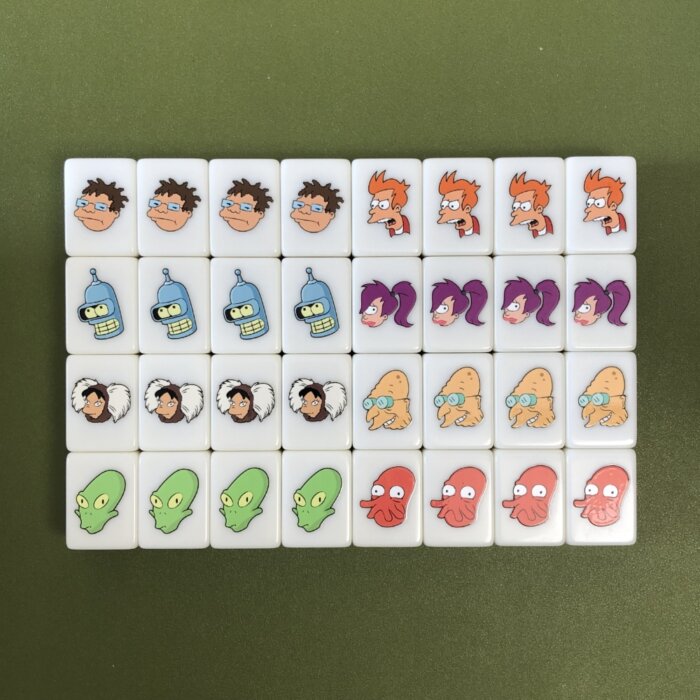 Seaside Escape Tile Game Futurama 33 blocks X-Large mahjong (for one player)