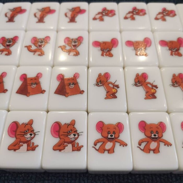 Seaside Escape Tile Game Tom & Jerry Mahjong 65 X-Large Pink Blocks viral