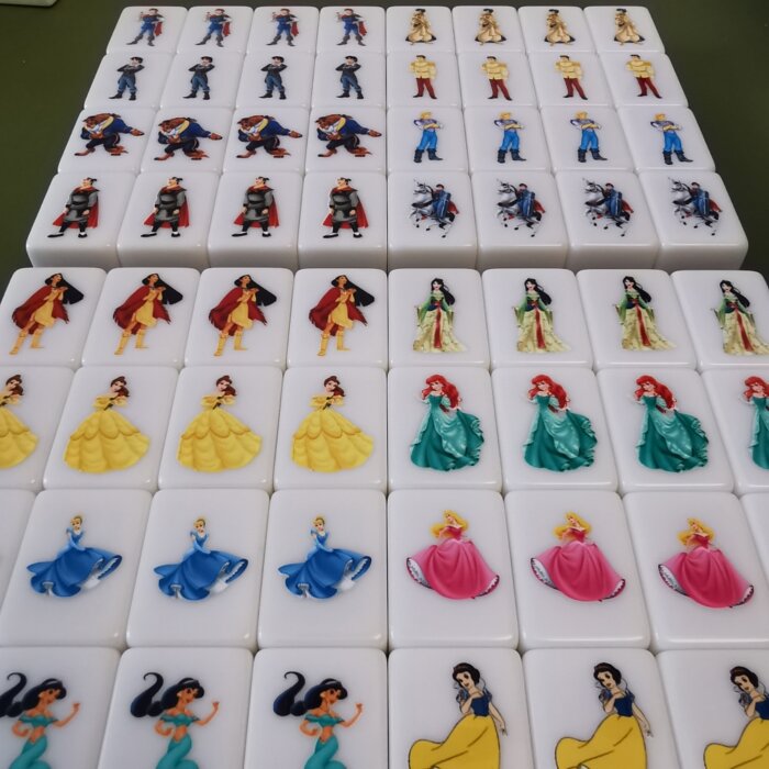 Seaside Escape Tile Game Prince & Princess Mahjong 65 X-Large Pink Blocks
