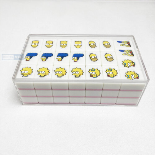 Acrylic Display Box (Sized for one 65 XL set or two 33 XL sets) | Mahjong Box with Sliding Lid