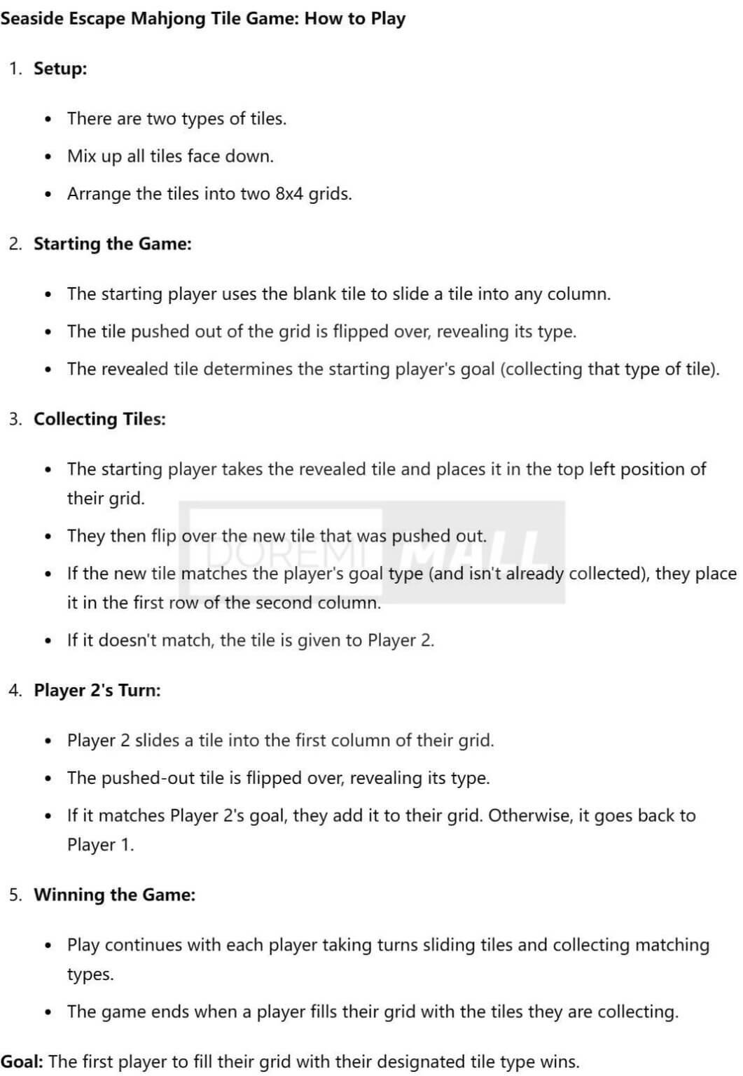 How To Play DOREMI MALL how-to-play-doremi-mall
