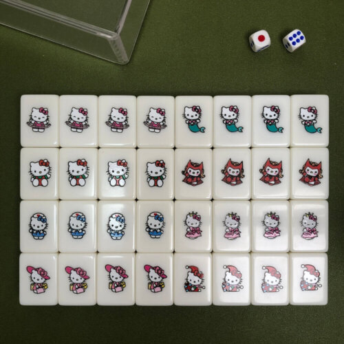 Seaside Escape Tile Game Hello Kitty 33 blocks X-Large mahjong (for one player)