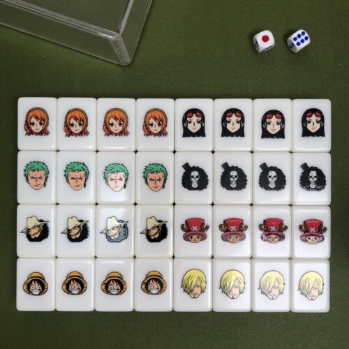Seaside Escape Tile Game One Piece 33 blocks X-Large mahjong (for one player)