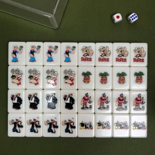Seaside Escape Tile Game Popeye 33 blocks X-Large mahjong (for one player)