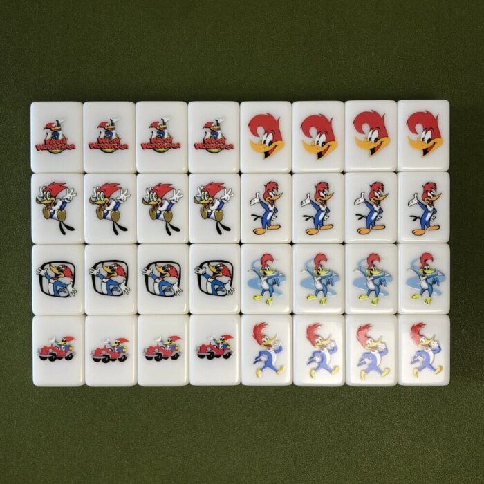 Seaside Escape Tile Game Woody Woodpecker 33 blocks X-Large mahjong (for one player)