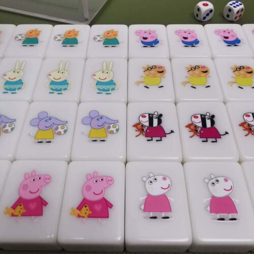 Seaside Escape Tile Game Peppa Pig 33 blocks X-Large mahjong (for one player)