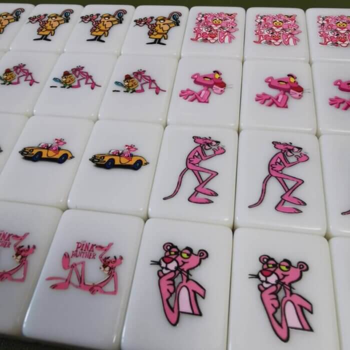 Seaside Escape Tile Game Pink Panther 33 blocks X-Large mahjong (for one player)