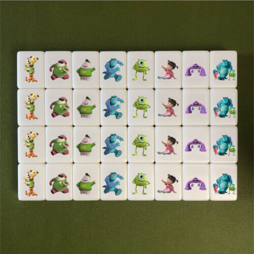 Seaside Escape Tile Game Monsters Inc 33 blocks X-Large mahjong (for one player)