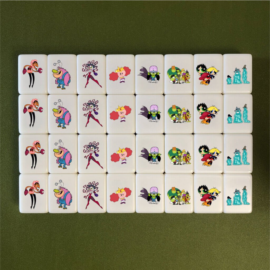 Seaside Escape Tile Game Powerpuff Girls Villains 33 Blocks X-Large ...