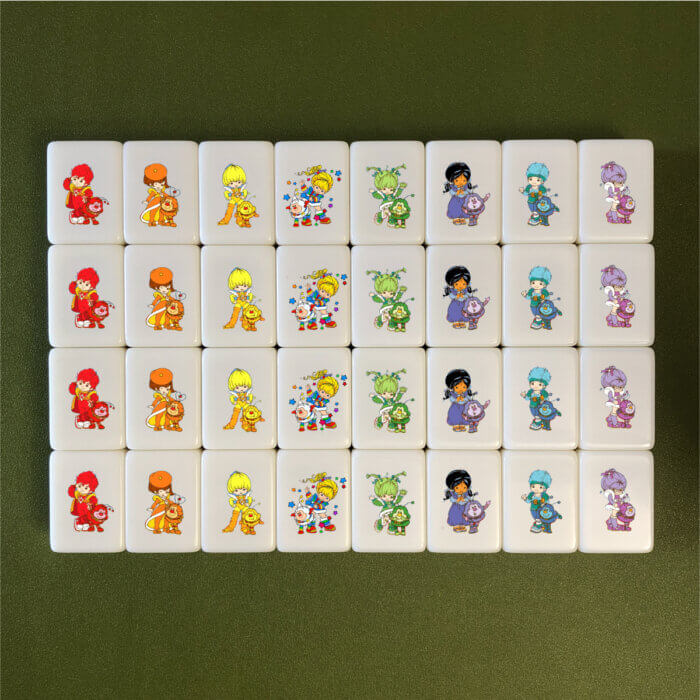 Seaside Escape Tile Game Rainbow Brite 33 blocks X-Large mahjong(for one player)