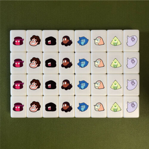 Seaside Escape Tile Game Steven Universe 33 blocks X-Large mahjong (for one player)