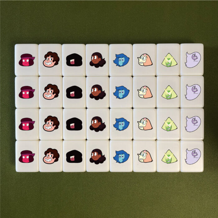 Seaside Escape Tile Game Steven Universe 33 blocks X-Large mahjong (for one player)