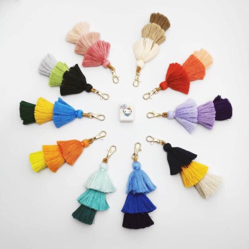 TASSEL | MANY COLORS | Perfect Boho Accessory for Mahjong Tile Bags, Tote, Purse or Case