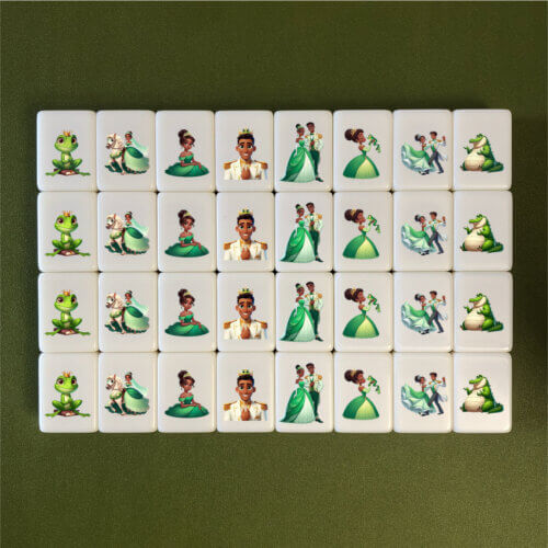 Seaside Escape Tile Game Princess and Frog 33 blocks X-Large mahjong(for one player)