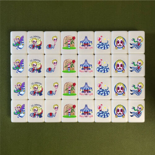 Seaside Escape Tile Game Beetlejuice Vol.2 33/46 XL mahjong 1 player set