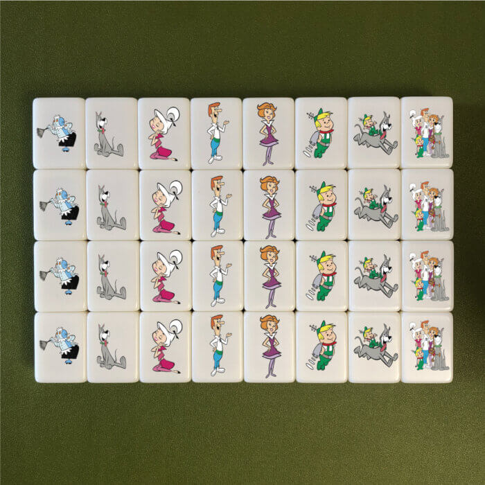 Seaside Escape Tile Game Jetsons 33/46 XL mahjong 1 player set