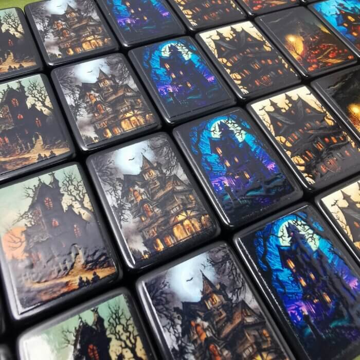 Seaside Escape Spooky House & Monster 65 XL Black Tile Game (for two players)