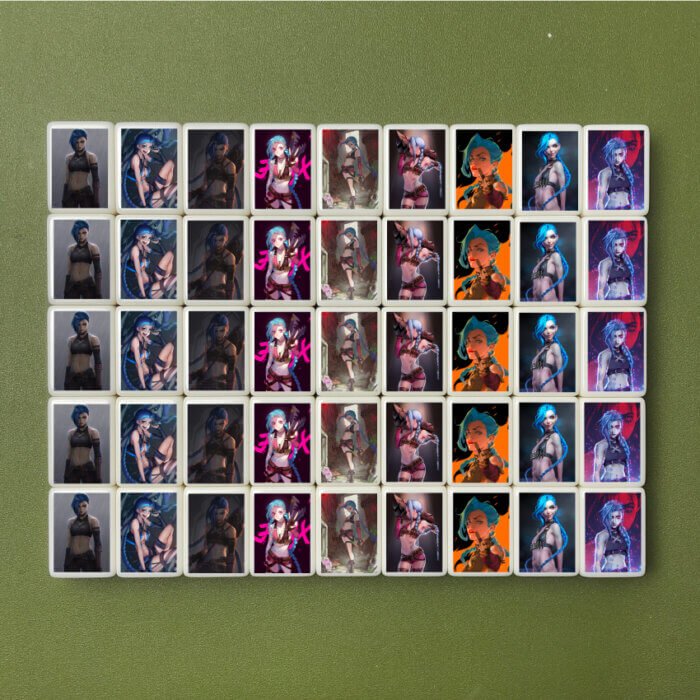 Okara Escape Game Jinx Arcane LOL 46 XL mahjong