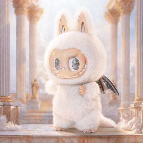 THE MONSTERS ANGEL IN CLOUDS Vinyl Face Doll Authentic Original Figure 58 cm POP MART Zimomo