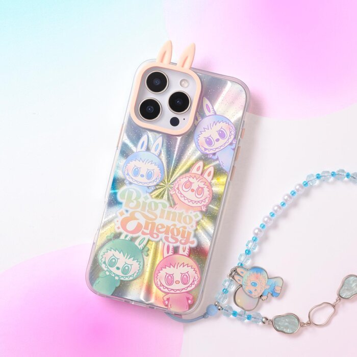 Pop Mart Labubu V3 THE MONSTERS Big into Energy Series-Phone Case