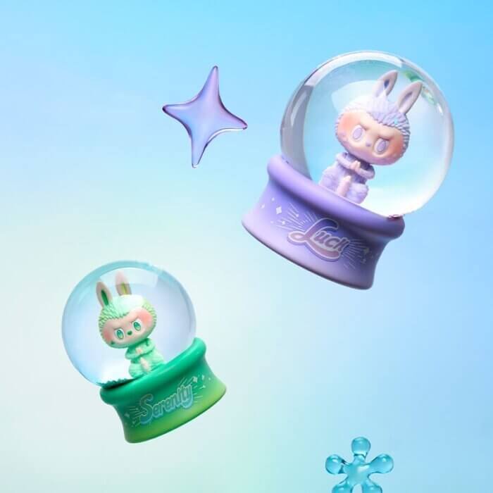 Pop Mart Labubu Crystal Ball Blind Box The Monsters Big into Energy Series
