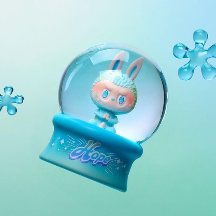 Pop Mart Labubu Crystal Ball Blind Box The Monsters Big into Energy Series