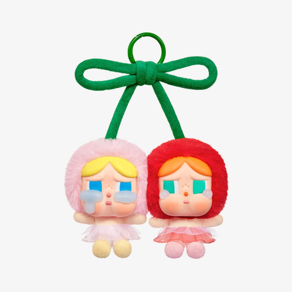 Pop Mart CRYBABY Crying For Love Series-Vinyl Plush Hanging Card (Love You Cherry Much)