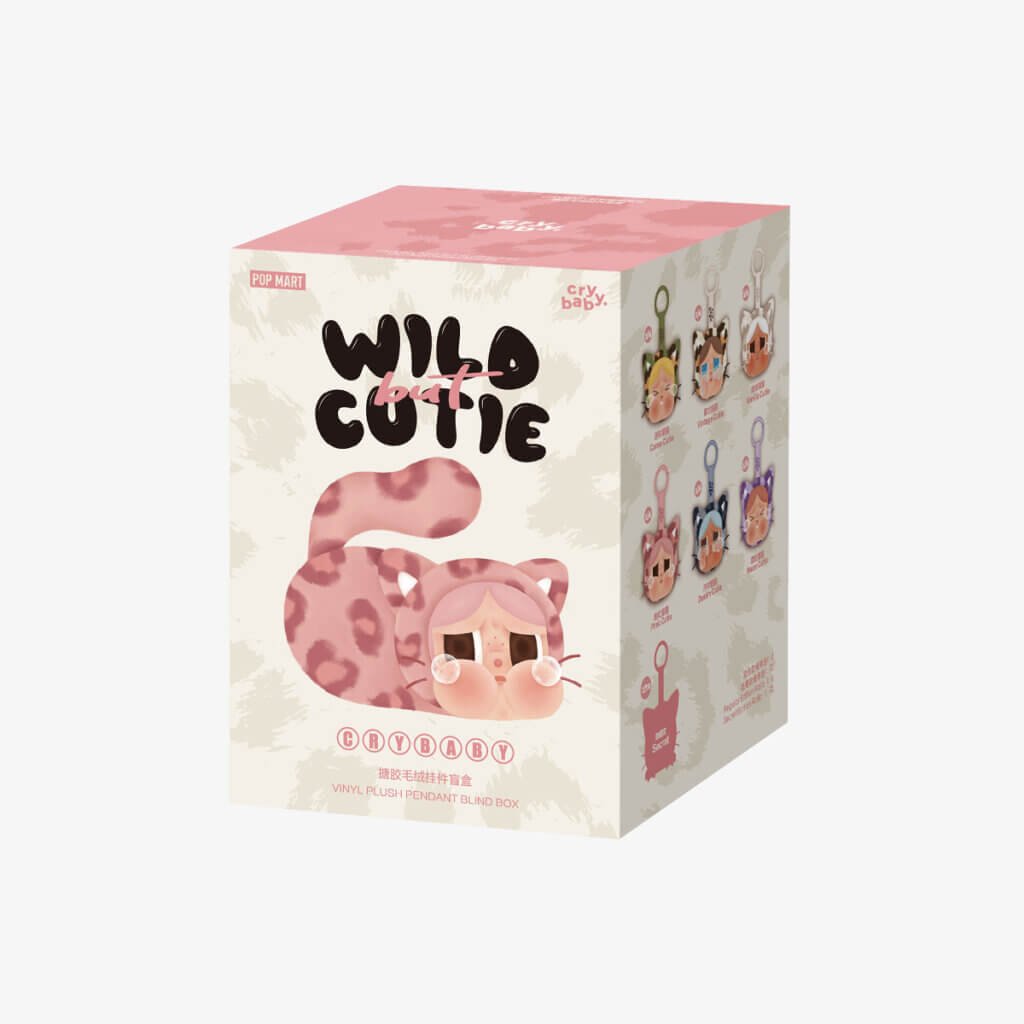 Pop Mart CRYBABY Wild but Cutie Vinyl Plush Pendant Blind Box