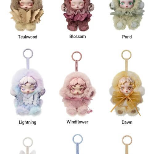 SKULLPANDA V2 L'impressionnisme Plush Pendant Confirmed Box