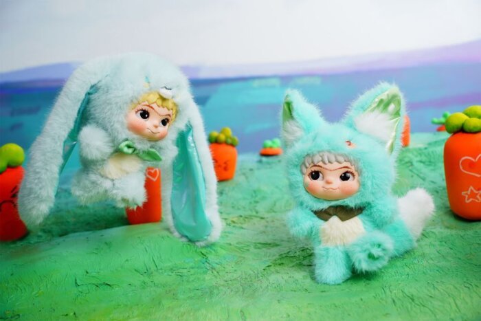 WAKUKU V2 Fox & Bunny Trick or Treat Series Plush Blind Box