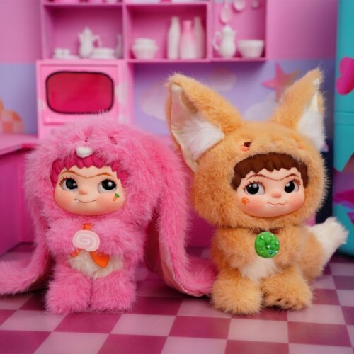WAKUKU V2 Fox & Bunny Trick or Treat Series Plush Blind Box