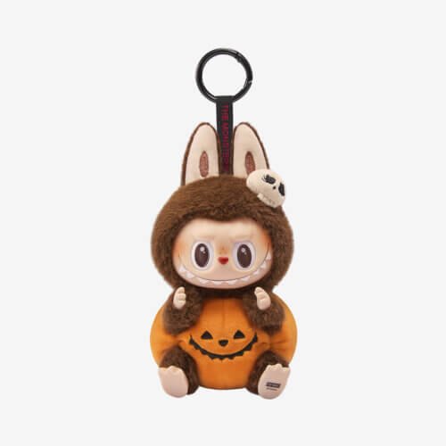 Sitting Pumpkin Labubu Happy Halloween Party Vinyl Plush Pendant