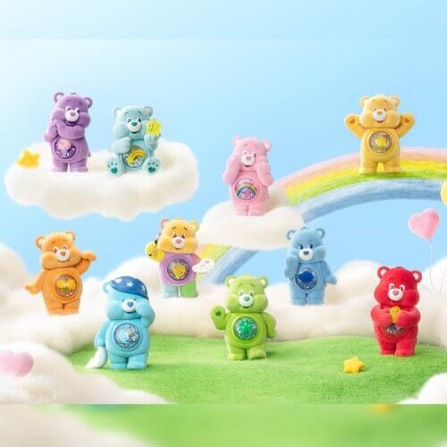 Pop Mart Care Bears Colorful Hugs Series Figures