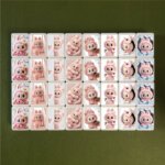 Labubu Mahjong Set Mokoko vs Zimomo 65 Tiles