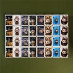 Labubu Mahjong Set Mokoko vs Zimomo 65 Tiles