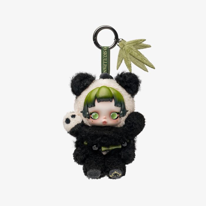 Skullpanda Lazy Panda Plush Doll Pendant