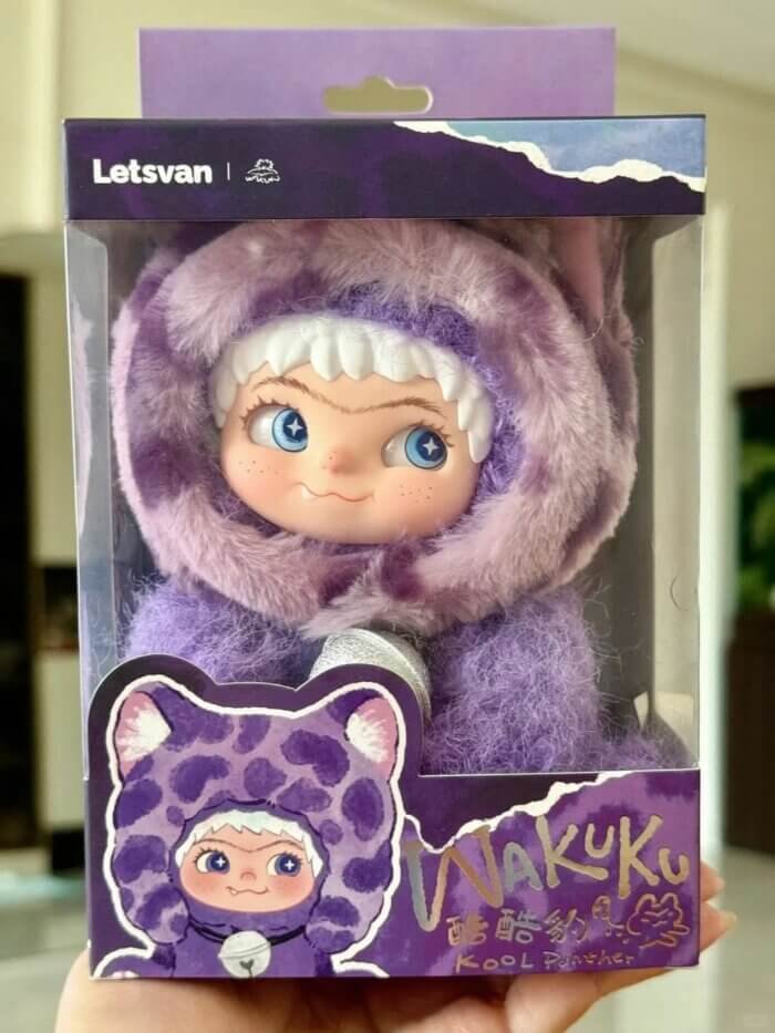 WAKUKU Kool Panther Vinyl Plush Hanging Card