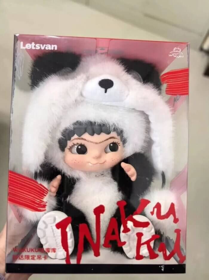 WAKUKU Panda Vinyl Plush Hanging Card