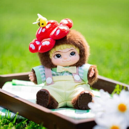 WAKUKU Flower Gentleman Vinyl Plush Hanging Card