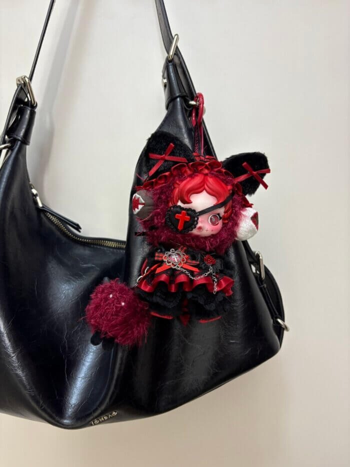 Skullpanda V3 Chomp Handmade Gothic Outfit – Lolita Doll Clothes & Collectible Accessories