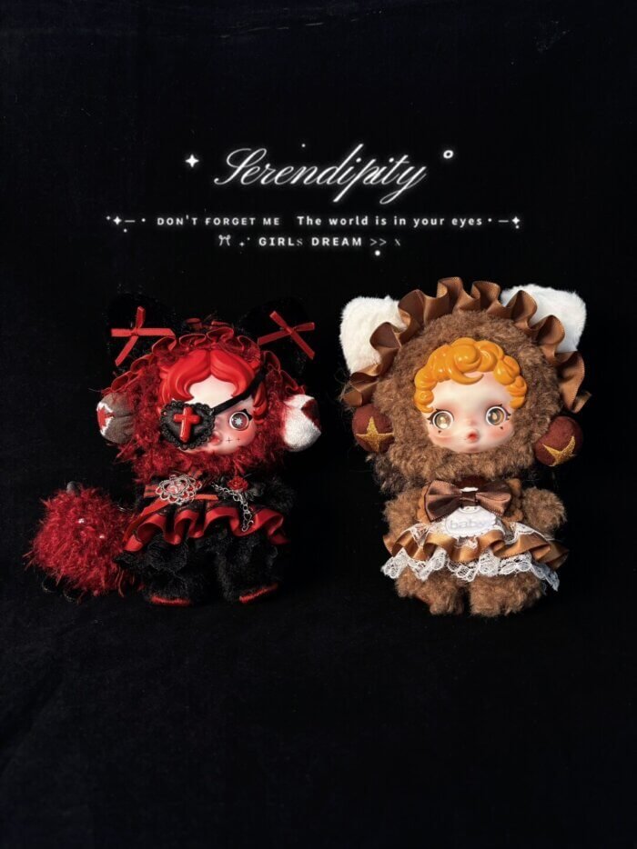 Skullpanda V3 Chomp Handmade Gothic Outfit – Lolita Doll Clothes & Collectible Accessories