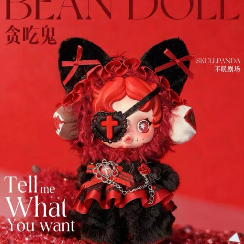 Skullpanda V3 Chomp Handmade Gothic Outfit – Lolita Doll Clothes & Collectible Accessories