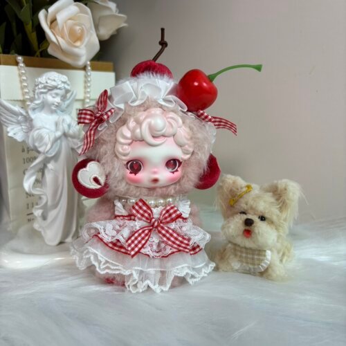 Skullpanda V3 Moldy Muffin Handmade Outfit – Dessert-Inspired Lolita Doll Clothes & Collectible Accessories